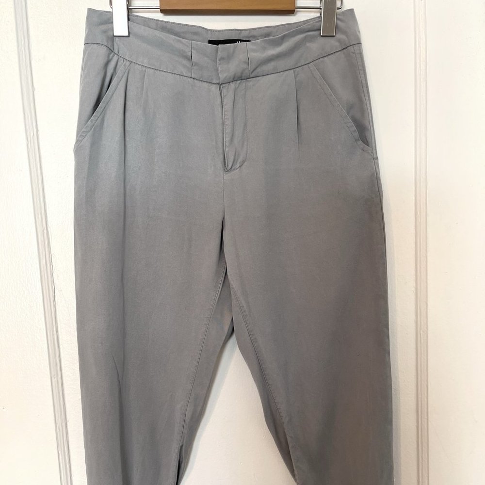 Max Jeans, Cropped Trouser Pant, Gray, US 4/27